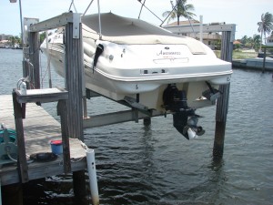 Platform behind boat 1